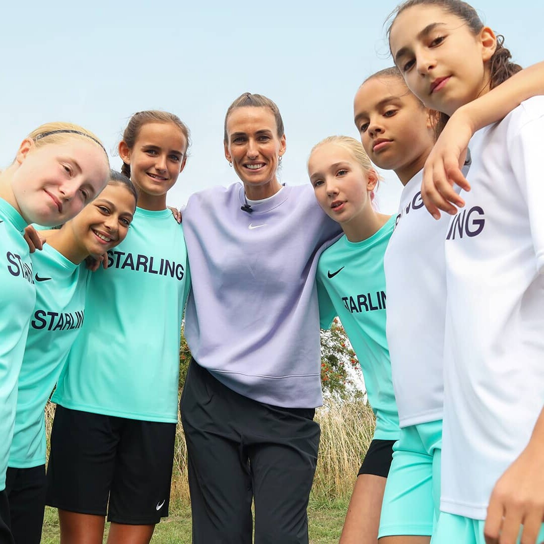 Group of young girls