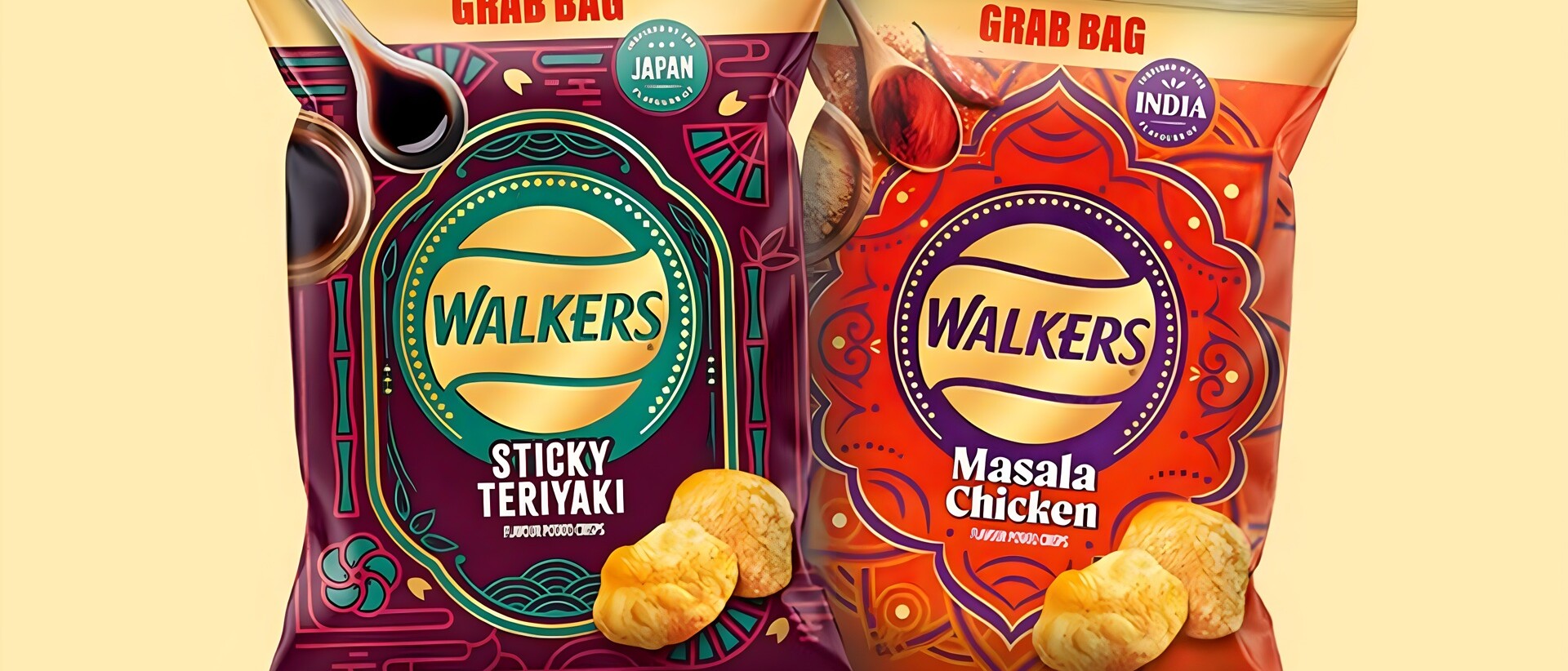 Walkers crisp packets