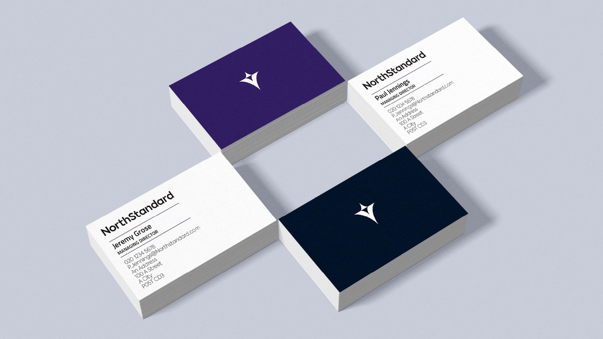 North Standard business cards