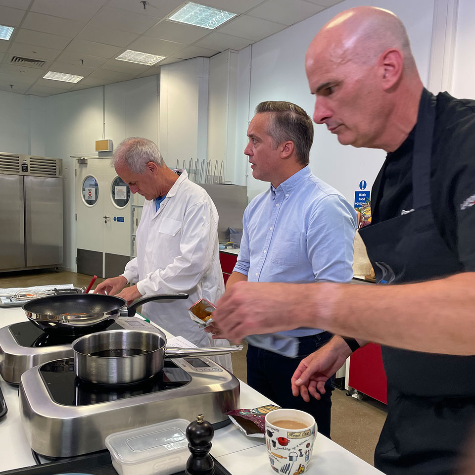 This Morning segment being filmed