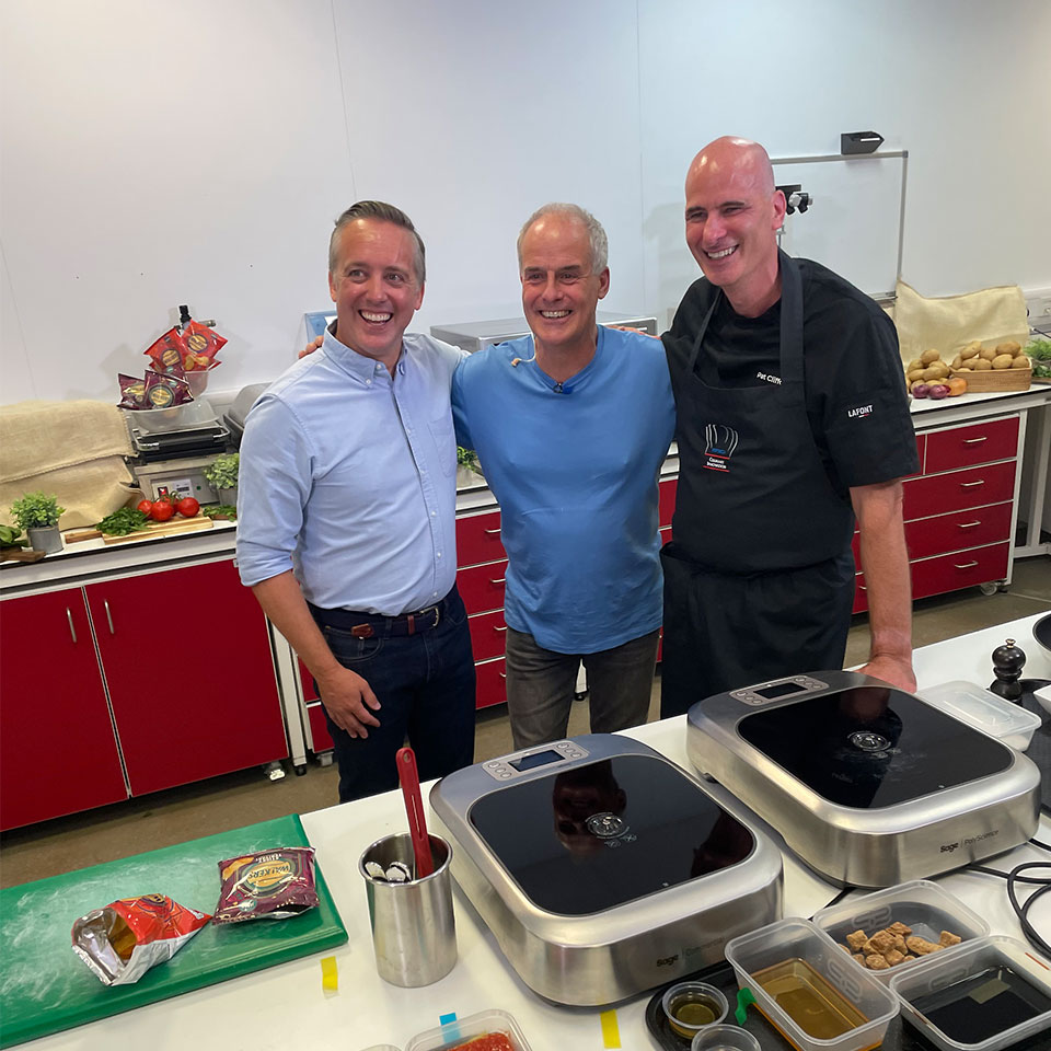 This Morning segment being filmed